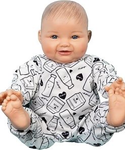 Paradise Galleries 22 Inch Realistic Reborn Baby Boy Doll with Soft Chunky Cheeks in Adorable Blue Outfit and Accessories – Big Boy