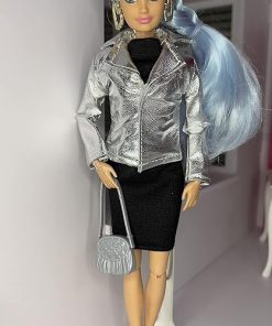 Eledoll Clothes Deluxe Fashion Pack for 11.5 inch – 12 inch Fashion Doll Sporty & Silver Set 2