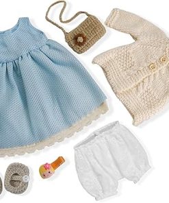 Handmade Waldorf Doll Clothes 12 inch Clothing Set with Pretty Box Girl Christmas Birthday Present-Kayla’s Clothes Accessories