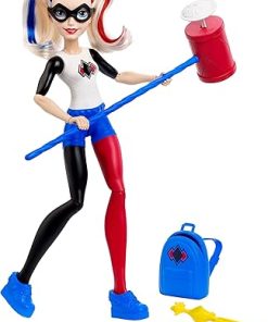 DC Super Hero Girls Harley Quinn Mallet Launcher Doll