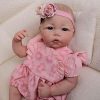 Zero Pam Realistic Reborn Baby Dolls, 20 Inch Lovely Newborn Baby Dolls Full Body Girl Soft Vinyl, Anatomically Correct Baby Doll with Full Accessories 3