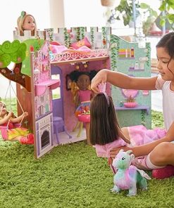 American Girl WellieWishers 14.5-inch Doll Treehouse Castle Playset with Balcony, Swing, and Table, For Ages 4+ 2