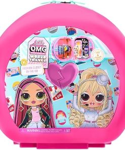 L.O.L. Surprise! OMG World Travel Fashion Closet On-The-Go with Rolling Storage fits 4 Dolls and Accessories, Great Gift for Kids Ages 4+ 2
