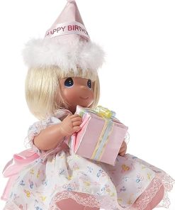 The Doll Maker Precious Moments Dolls, Linda Rick, Birthday Wishes Blonde, 12 inch Doll 2