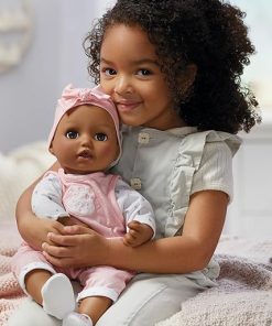 Baby Born My Real Baby Doll Harper – Dark Brown Eyes: Realistic Soft-Bodied Baby Doll Ages 3 & Up, Sound Effects, Drinks & Wets, Mouth Moves, Cries Real Tears, Eyes Open & Close, Pacifier 2