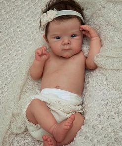 Zero Pam Lifelike Reborn Baby Dolls Silicone Vinyl Full Body Girls 18 Inch Realistic Newborn Dolls Real Life Reborn Doll Anatomically Correct Dolls That Look Real Reborn Babies 2