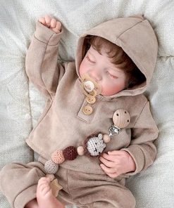 BABESIDE Lifelike Reborn Baby Dolls Boy – 17-Inch Soft Realistic-Newborn Baby Dolls Full Body Vinyl Anatomically Correct Real Life Baby Dolls with Toy Accessories for Kids Age 3 4 5 6 7 + 2