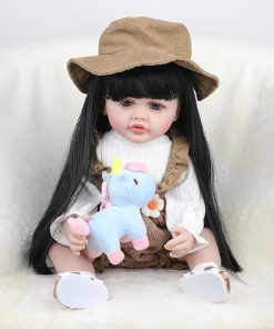 Lifelike Reborn Baby Dolls – 22Inch-Real Baby Feeling Realistic-Newborn Baby Dolls Adorable Real Life Baby Dolls for Christmas, Children’s Day 2