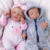Anano Real Life Like Looking Reborn Baby Dolls Toddler 24 Inch Baby Reborn Dolls Realistic Newborn Baby Dolls That Look Real Silicone Girls Sleeping Infant with Accessories 3