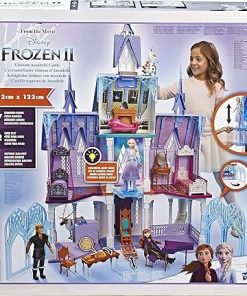 Disney Frozen Ultimate Arendelle Castle Playset Inspired by The Frozen 2 Movie, 5′. Tall with Lights, Moving Balcony, & 7 Rooms with Accessories 2