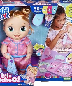 Baby Alive Lulu Achoo Doll, 12-Inch Interactive Doctor Play Toy, Lights, Sounds, Movements, Kids 3 and Up, Blonde Hair 2