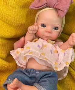 OtardDolls 11 Inch Silicone Baby Doll, Full Body Soft Silicone Reborn Baby Lifelike Baby Doll Real Life Realistic Baby Dolls with Accessories Set