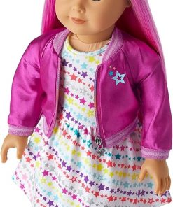 American Girl Truly Me 18-inch Doll #87 with Blue Eyes, Magenta Hair, and Lt-to-Med Skin with Warm Undertones, For Ages 6+ 2