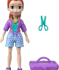 Polly Pocket Active Pose Doll, Lila