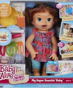 Baby Alive Super Snacks Snackin’ Sara Brunette 2