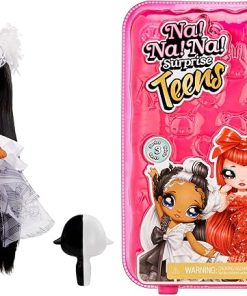 Na! Na! Na! Surprise Teens 11″ Fashion Doll Odette Lakewood, Soft, Poseable, Black & White Hair, Swan-Inspired Outfit & Accessories, Gift for Kids, Toy for Girls & Boys Ages 5 6 7 8+ Years