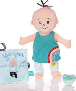 Manhattan Toy Wee Baby Stella 12″ Soft Baby Doll with Yoga Set 2