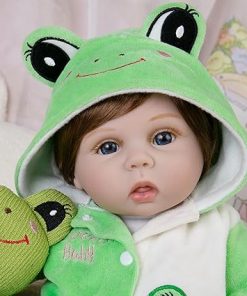 Reborn Baby Dolls – 22-Inch Realistic Newborn Dolls, Soft Cloth Body, Complete with Clothes and Toys Accessories, Birthday Gift Set for Kids 3+