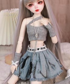 BJD Doll 1/3: Hand-Painted Doll 1/3, Vital Girl, 22 Inches, Girls (Makeup Style A)