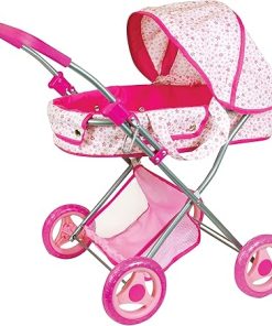 Lissi Deluxe Doll Pram with African American Baby Doll 2