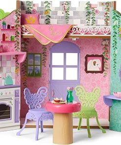 American Girl WellieWishers 14.5-inch Doll Treehouse Castle Playset with Balcony, Swing, and Table, For Ages 4+