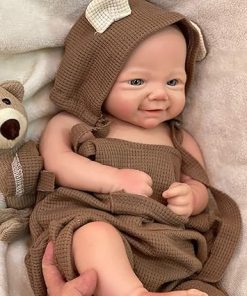 OtardDolls Reborn Baby Dolls Lifelike Reborn Baby Doll 17 Inch Full Body Silicone Reborn Baby Handmade Weighted Newborn Lifelike Baby Dolls Set for Children 2