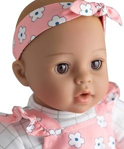 ADORA Wrapped in Love Babies, 6-Piece Set Baby Doll with Voice Recorder Feature, Includes, Removable Outfit, Headband, Romper, Pacifier and Diaper, Birthday Gift for Ages 3+ – Darling 2