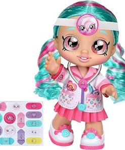 Kindi Kids Fun Time 10 Inch Doll, Dr Cindy Pops with Stethoscope and Shopkins Inspired Lollipop| Changeable Clothes and Removable Shoes | for Ages 3+