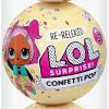 L.O.L. Surprise! Confetti Pop 3 Pack Showbaby – 3 Re-Released Dolls Each with 9 Surpr