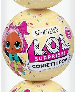 L.O.L. Surprise! Confetti Pop 3 Pack Showbaby – 3 Re-Released Dolls Each with 9 Surpr