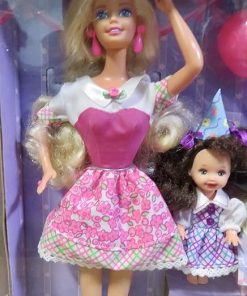 Barbie Birthday Fun KELLY Giftset Special Edition w Barbie, Kelly & Chelsea Dolls & Accessories (1996) 2