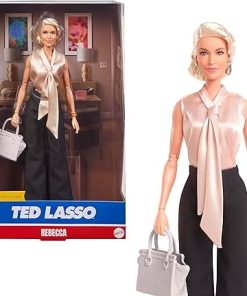 Barbie Signature Fashion Doll, Rebecca from Ted Lasso in Elegant Blouse & Black Slacks, Collectible with Displayable Packaging