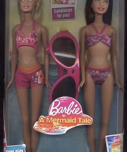 2 Barbie Doll Set with Sunglasses Beach Fun Friends 2