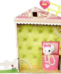 Lalaloopsy Littles Doll- Trinket Sparkles and Pet Yarn Ball Kitten, 7″ Princess Doll with Pink Outfit & Accessories, Reusable House Playset- Gifts for Kids, Toys for Girls Ages 3 4 5+ to 103 Years Old 2