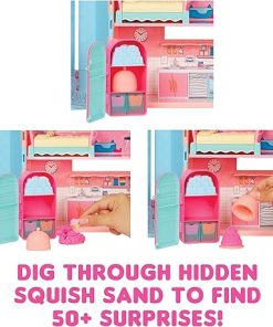 L.O.L. Surprise! Squish Sand Magic House with Tot- Playset with Collectible Doll, Squish Sand, Surprises, Accessories, Girls Gift Age 4+ 2