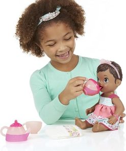 Baby Alive Lil’ Sips African American Baby Has a Tea Party Doll 2