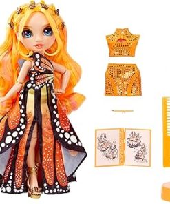 Rainbow High Fantastic Fashion Poppy Rowan – Orange 11” Fashion Doll and Playset with 2 Complete Doll Outfits, and Fashion Play Accessories, Great Gift for Kids 4-12 Years Old 2