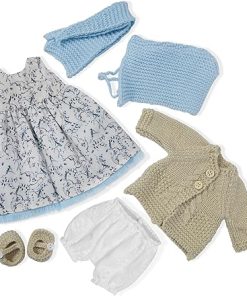 Handmade Waldorf Doll Clothes 12 inch Clothing Set with Pretty Box Girl Christmas Birthday Present-Kate’s Clothes Accessories