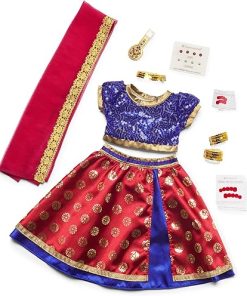 American Girl Girl of The Year Kavi Sharma 18-inch Doll Bollywood Dance Costume Featuring 10+ Pieces for Ages 8+ (Dolls Sold Separately)