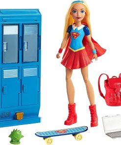 DC Super Hero Girls Mattel Supergirl Locker Accessory & Doll