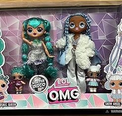 L.O.L Surprise! O.M.G. Winter Disco./ Cosmic Nova and Snowlicious (2 Dolls) Set