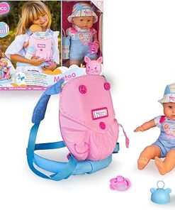 On A Walk with Mateo Baby Doll with Baby Carrier, Accessories for Babies, 14″ Doll