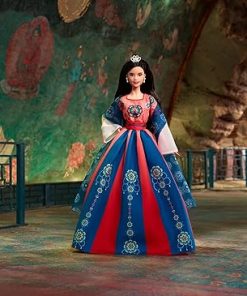 Barbie Signature Lunar New Year Doll in Traditional Hanfu Robe with Chinese Prints & Accessories, Collectible with Doll Stand & Certificate of Aithenticity 2