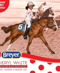Breyer Horses Freedom Series Cheryl White Horse and Book Set | Breyer Horse and Book Series | Horse Toy Model | 1:12 Scale Freedom Series Horse Figurine | Model #6236 2