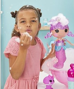 Lalaloopsy Bubbly Mermaid Doll- Laguna Sea Splash & Pet Octopus, Doll’s Hair Makes Bubbles & Pet Squirts Water, Shell tub, Bubbles Solution & Reusable Packaging Playhouse, for Ages 3-103, 578963 2