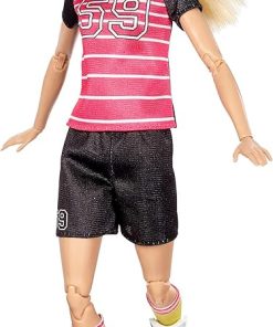 Barbie Made to Move Posable Soccer Player Doll