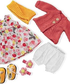 Handmade Waldorf Doll Clothes 12 inch Clothing Set with Pretty Box Girl Christmas Birthday Present-Hrabinella’s Clothes Accessories