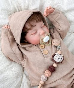 BABESIDE Lifelike Reborn Baby Dolls Boy – 17-Inch Soft Realistic-Newborn Baby Dolls Full Body Vinyl Anatomically Correct Real Life Baby Dolls with Toy Accessories for Kids Age 3 4 5 6 7 +
