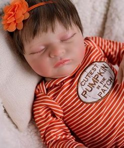 Zero Pam Realistic Reborn Baby Dolls, 20 Inch Lovely Newborn Baby Dolls Full Body Girl Soft Vinyl, Anatomically Correct Baby Doll with Full Accessories