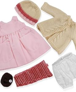 Handmade Waldorf Doll Clothes 12 inch Clothing Set with Pretty Box Girl Christmas Birthday Present-Abigail’s Clothes Accessories